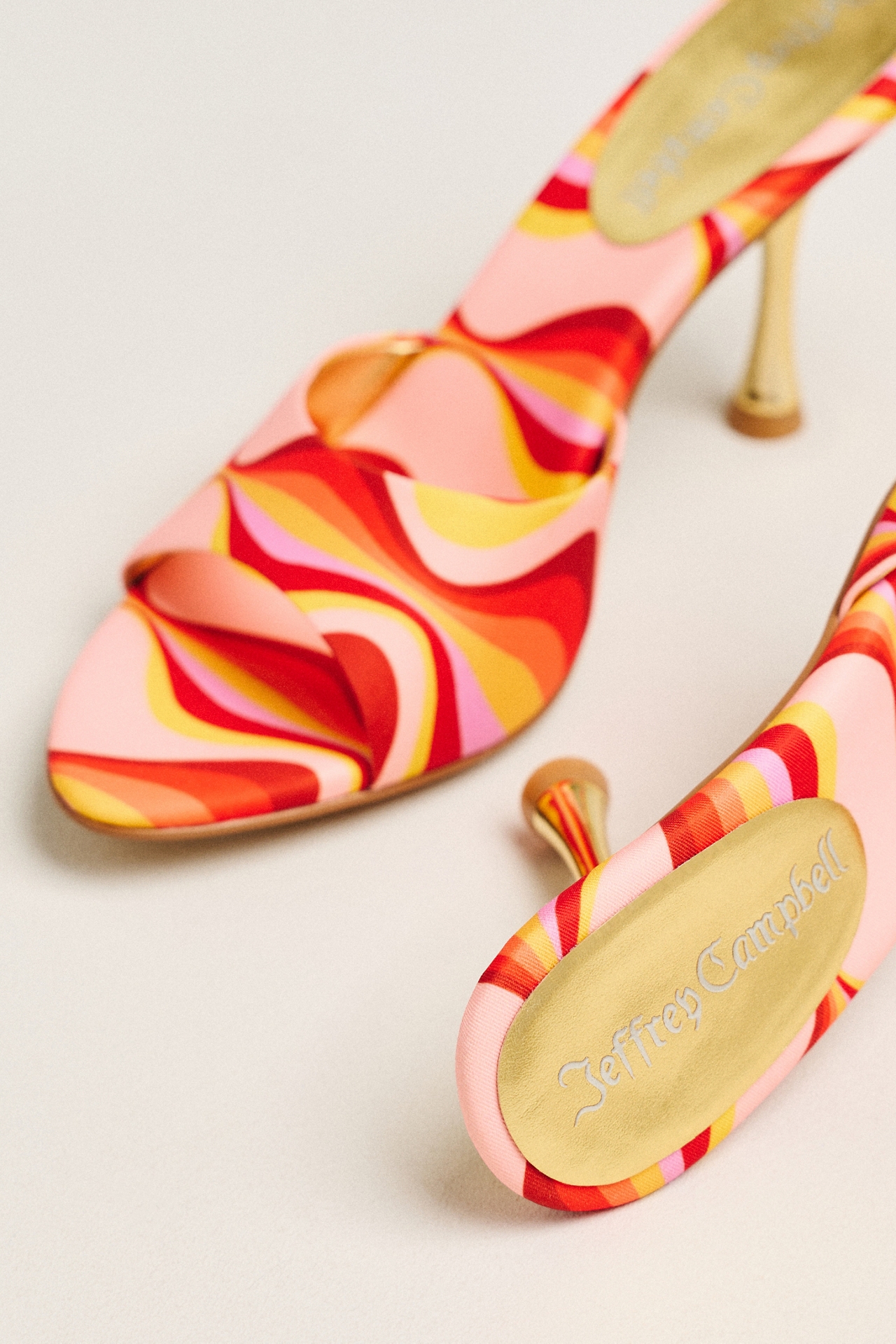 Jeffrey Campbell Agent Suede Mule Heels