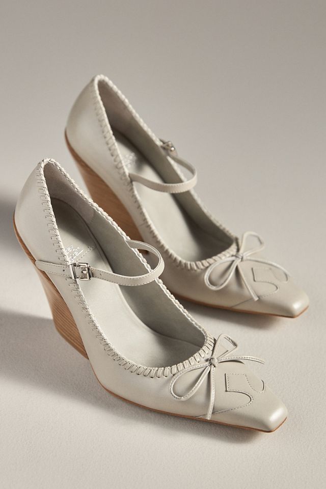 Jeffrey Campbell Amorette Wood-Bottom Heels #1