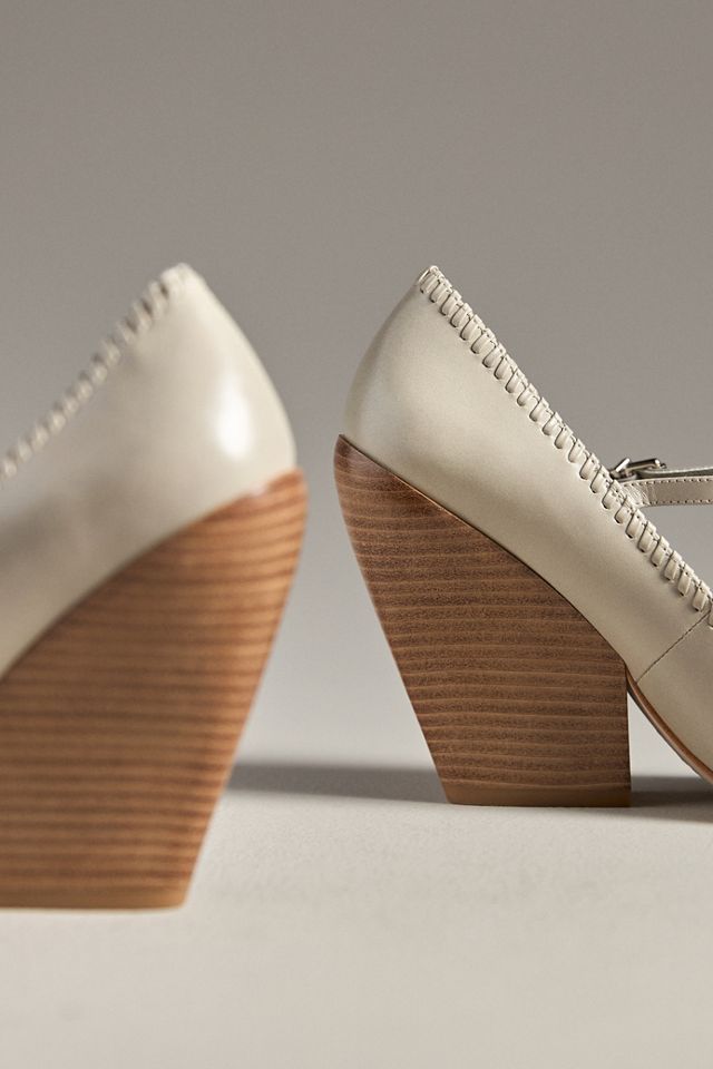 Jeffrey Campbell Amorette Wood-Bottom Heels #3