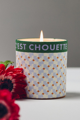 Anthropologie Emi Fresh Golden Wheat & Wildflower Glass Candle
