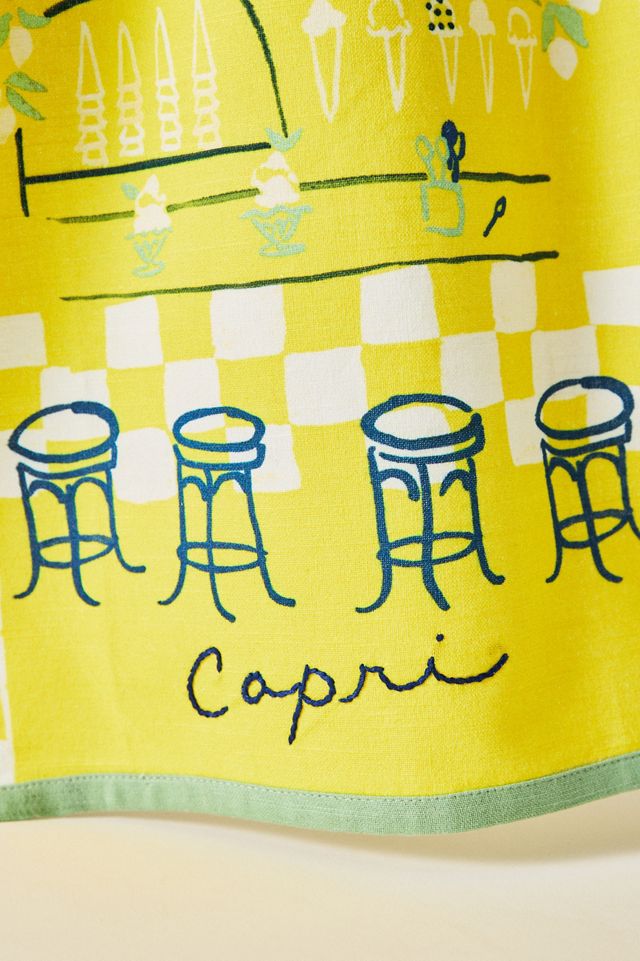 Phthalo Ruth Capri Cotton Dish Towel  #1