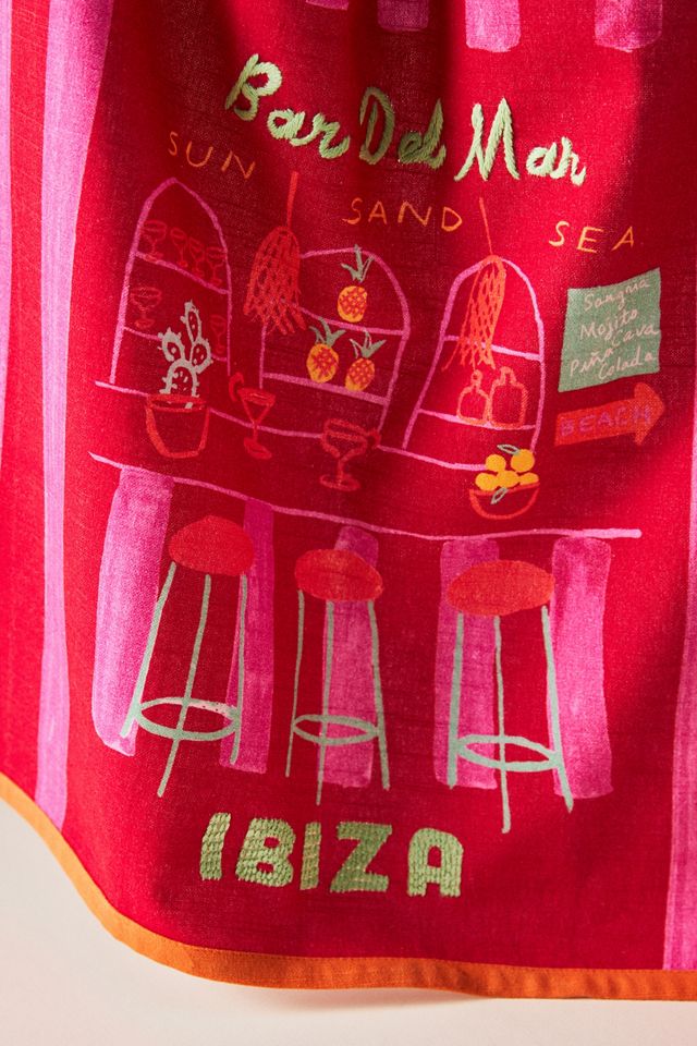Phthalo Ruth Ibiza Cotton Dish Towel 