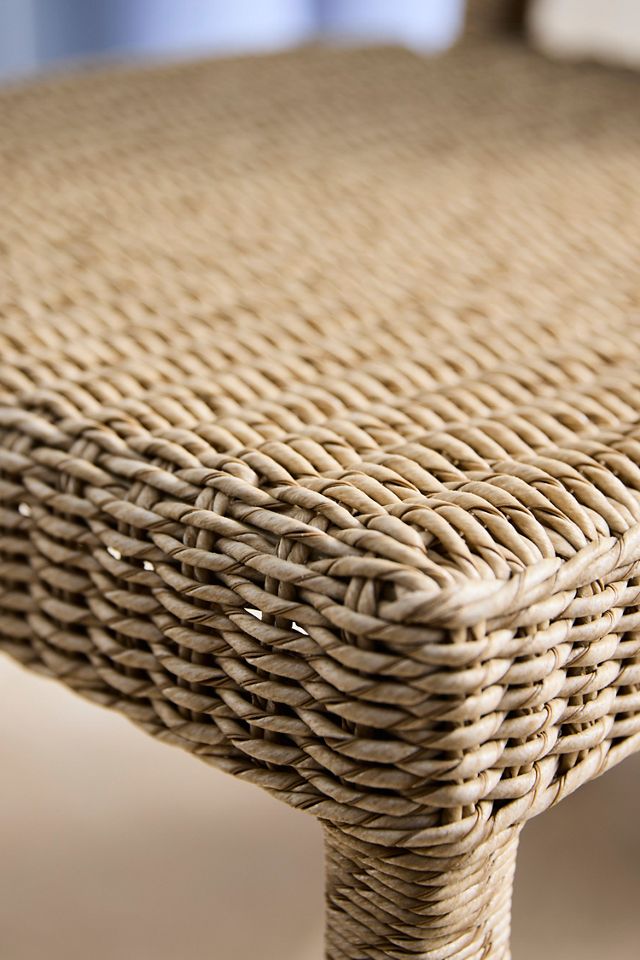 Sunburst All Weather Wicker Dining Chair #1