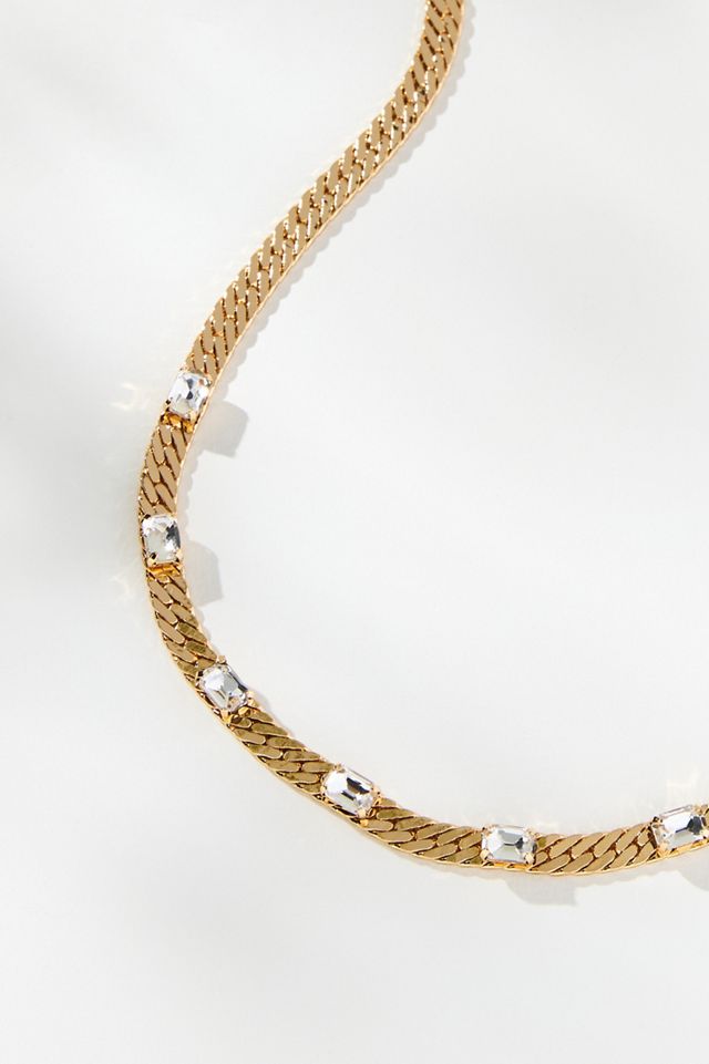 Short Crystal Necklace #1