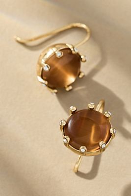 Eight-Prong Crystal Earrings
