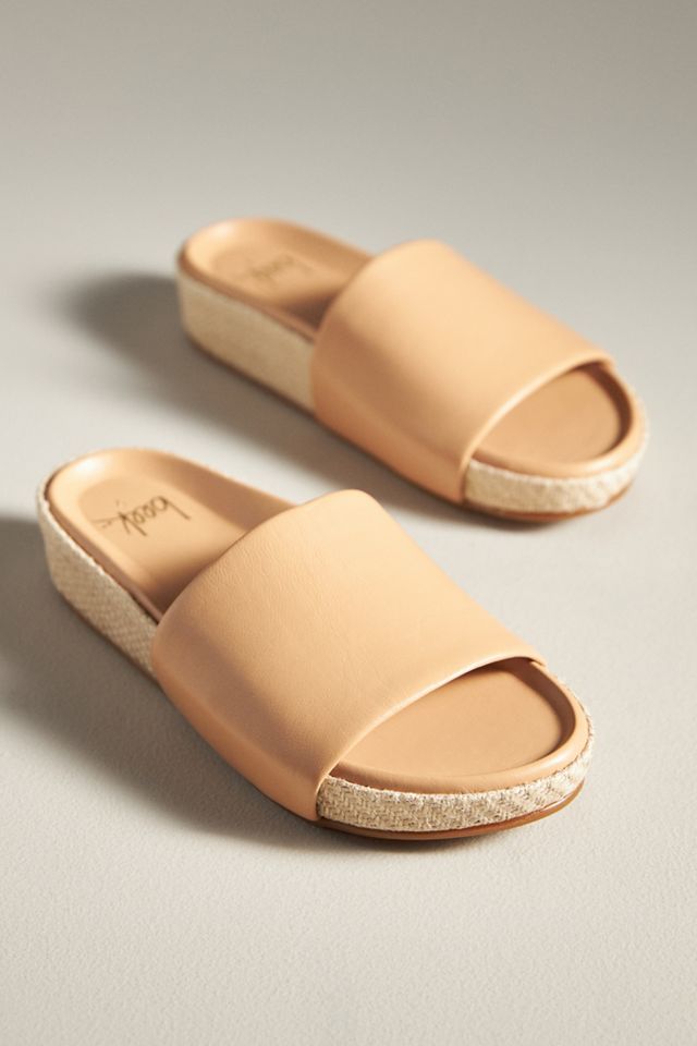 beek Pelican Jute Beach Platform Slide Sandals #1