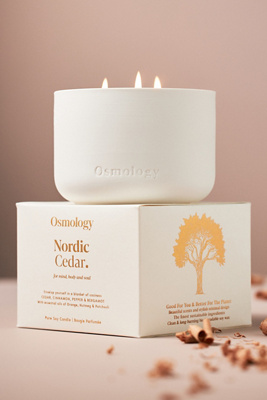 Osmology Nordic Cedar Boxed Candle