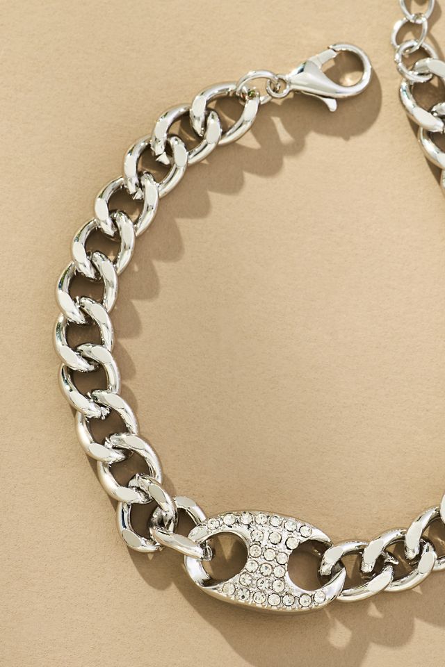 Pavé Link Bracelet #1