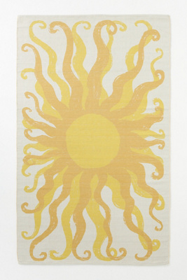 Printed Flatwoven Indoor/Outdoor Sun Rug | Anthropologie UK
