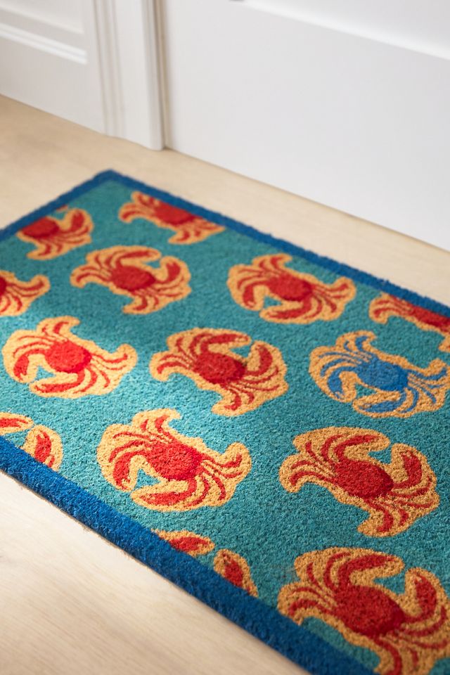 Crab Printed Coir Doormat #2