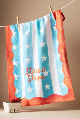 Lana's Shop Stars & Stripes Dish Towel