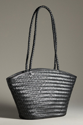 Bembien Mira Woven Tote In Black