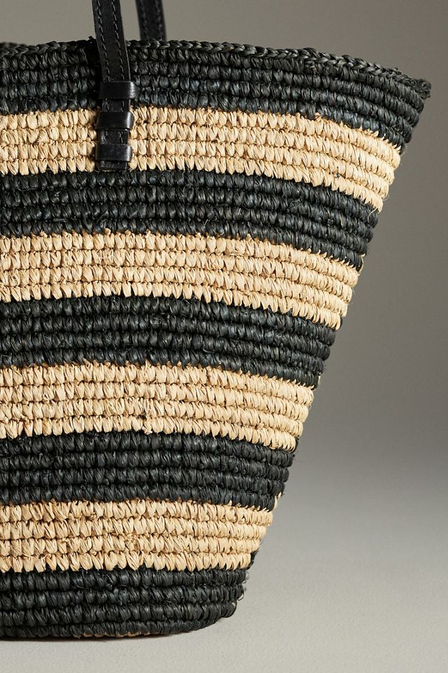 Bembien Bieno Striped Raffia Tote | Anthropologie