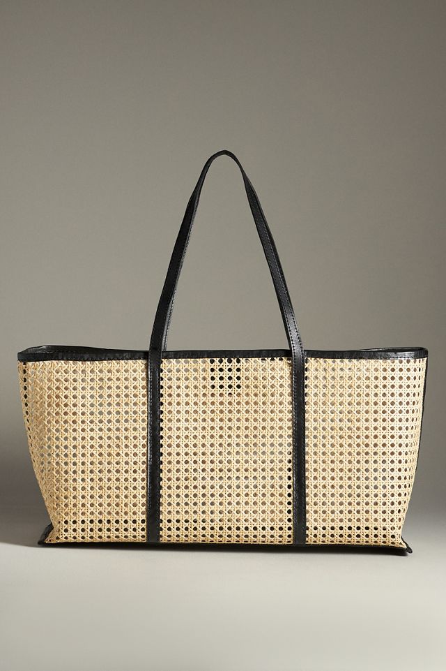 Bembien Margot Large Rattan Beach Tote | Anthropologie