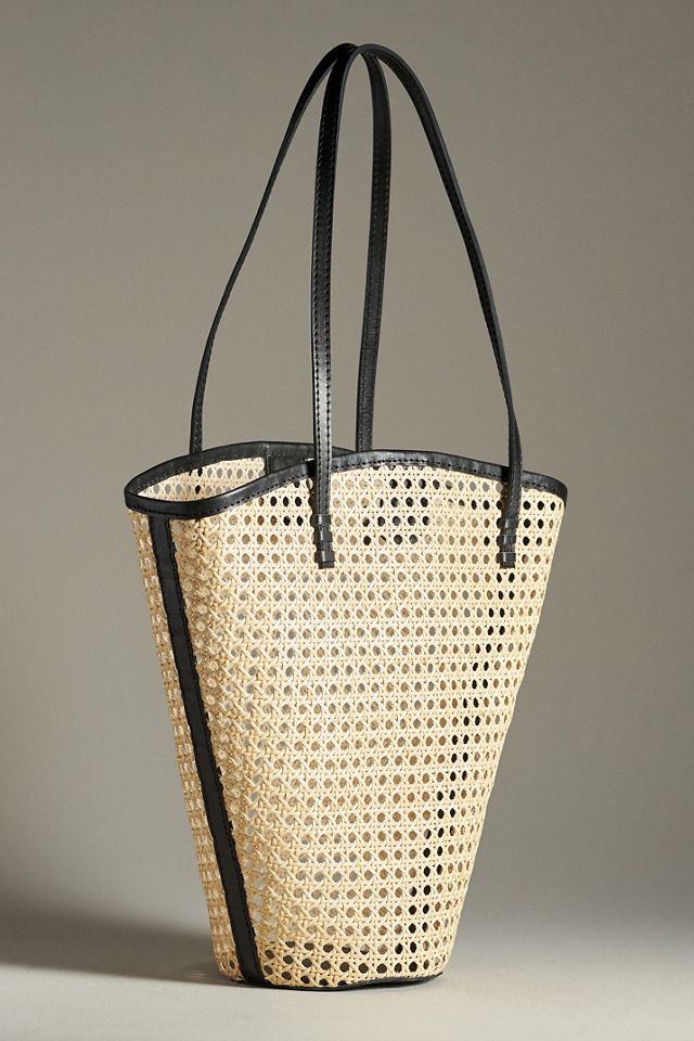Bembien Tula Rattan Bucket Tote #1