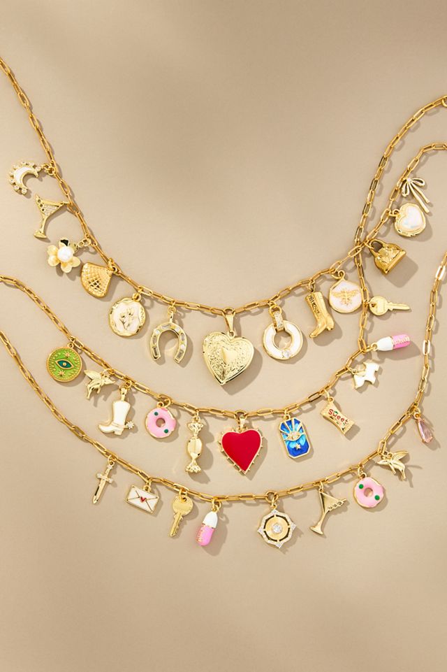 Janey Bee Jems Small Paperclip Chain One-Of-A-Kind Charm Necklace #2