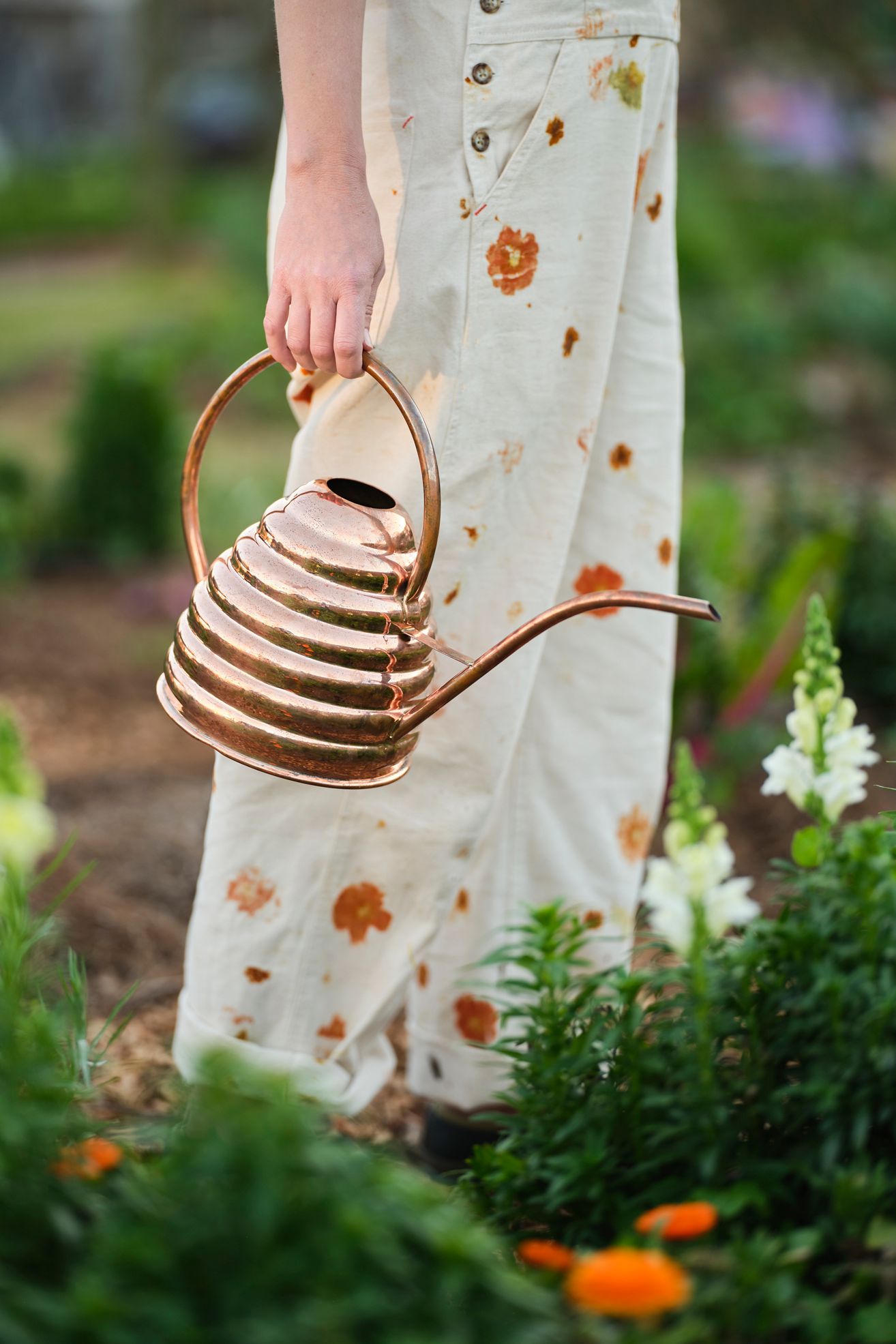 Copper Beehive Watering Can - Copper, Standard, One Size