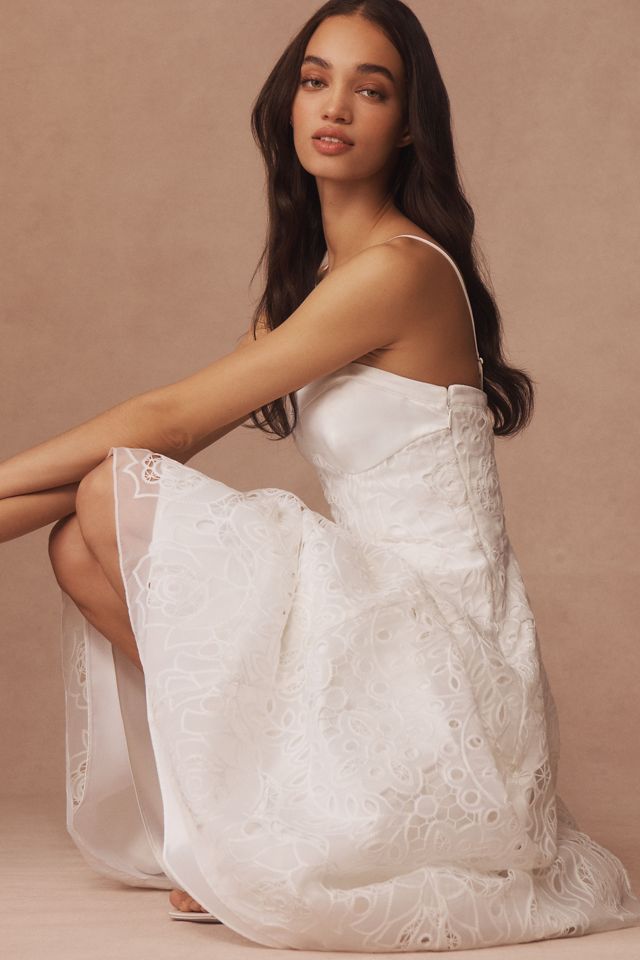 BHLDN Fit-and-Flare Midi Dress #3
