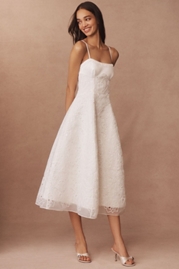BHLDN Fit-and-Flare Midi Dress