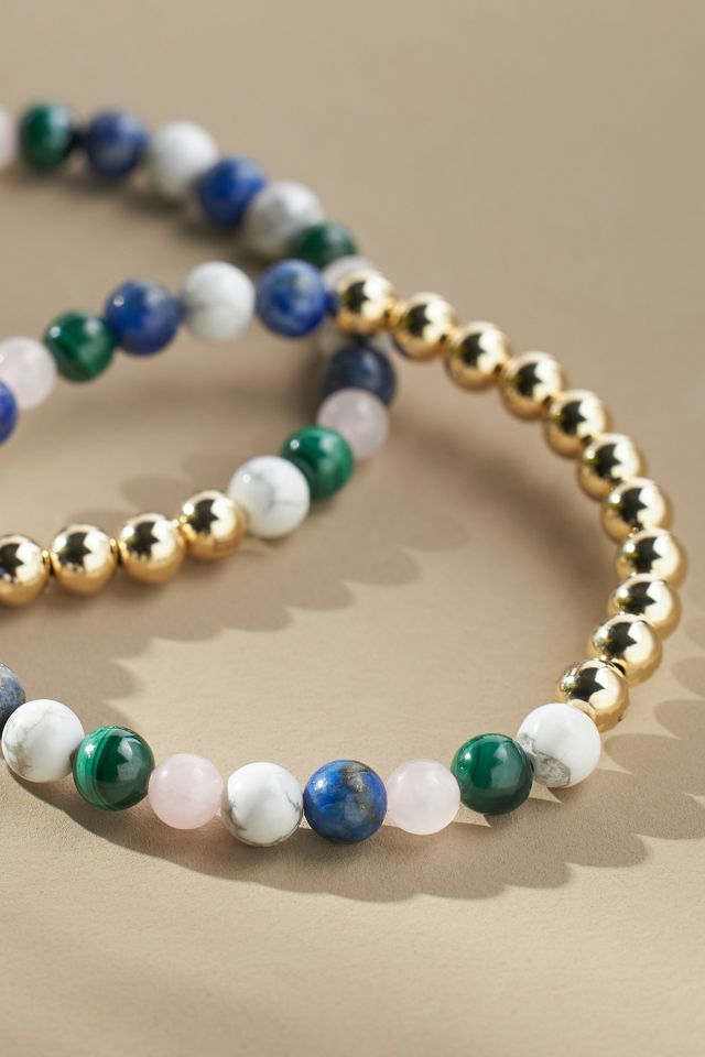 The Healer's Collection N 91 Mental Focus Bracelets, Set of 2 #1