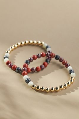 The Healer's Collection N 82 Gut Health Bracelets, Set of 2
