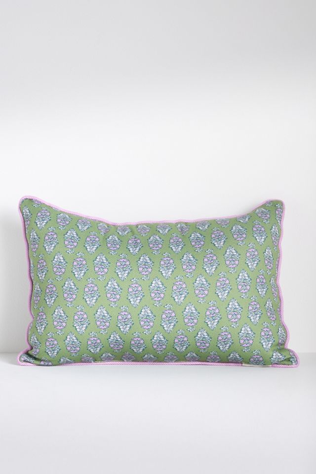 Isadora Mix Print Floral Indoor/Outdoor Pillow #2