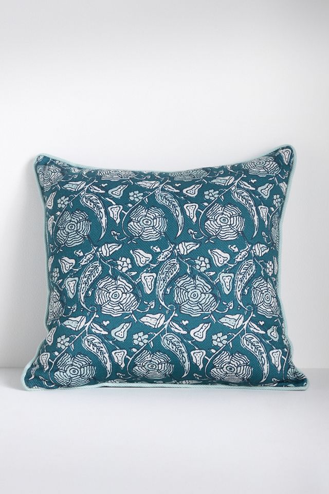 Isadora Mix Print Floral Indoor/Outdoor Pillow #1