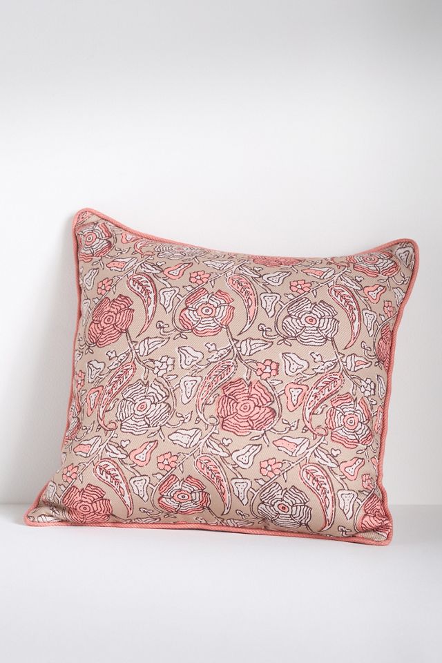 Isadora Mix Print Floral Indoor/Outdoor Pillow #1