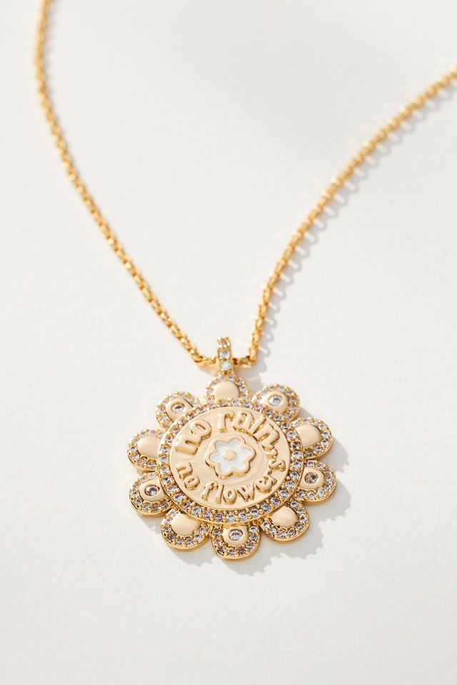 ネックレス・ペンダント Anthropologie Julietta Flower Pendant Necklace Floral Pendant Necklace | Anthropologie