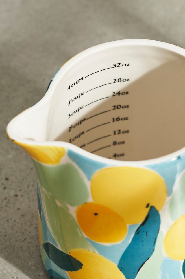 Citrus Grove Stoneware Measuring Jug #1