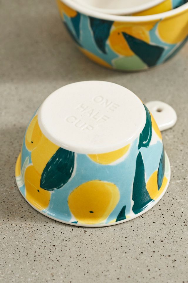 Citrus Grove Stoneware Measuring Cups #1