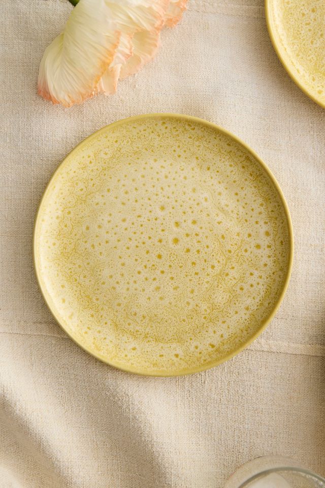 Reactive Glaze Stoneware Side Plates, Set of 4 #1