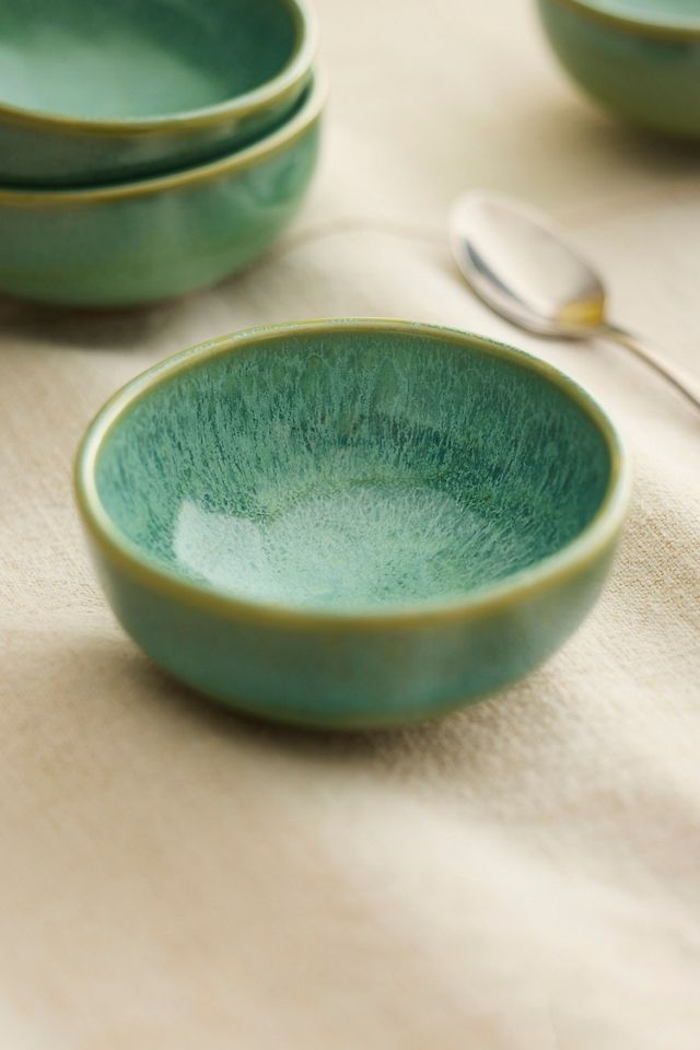 Reactive Glaze Stoneware Bowls, Set of 4 #2