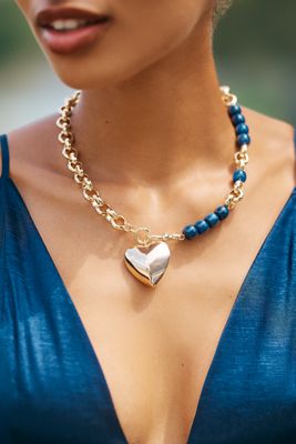 Shades of Sea Layered Necklaces: Charm Edition