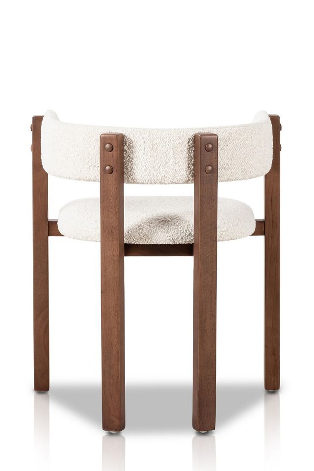 Vittoria Performance Bouclé Dining Armchair #4