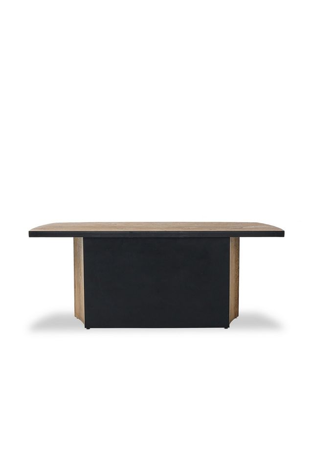 Brinton Rustic Oak Console Table #4