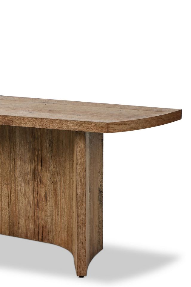 Brinton Rustic Oak Console Table #5