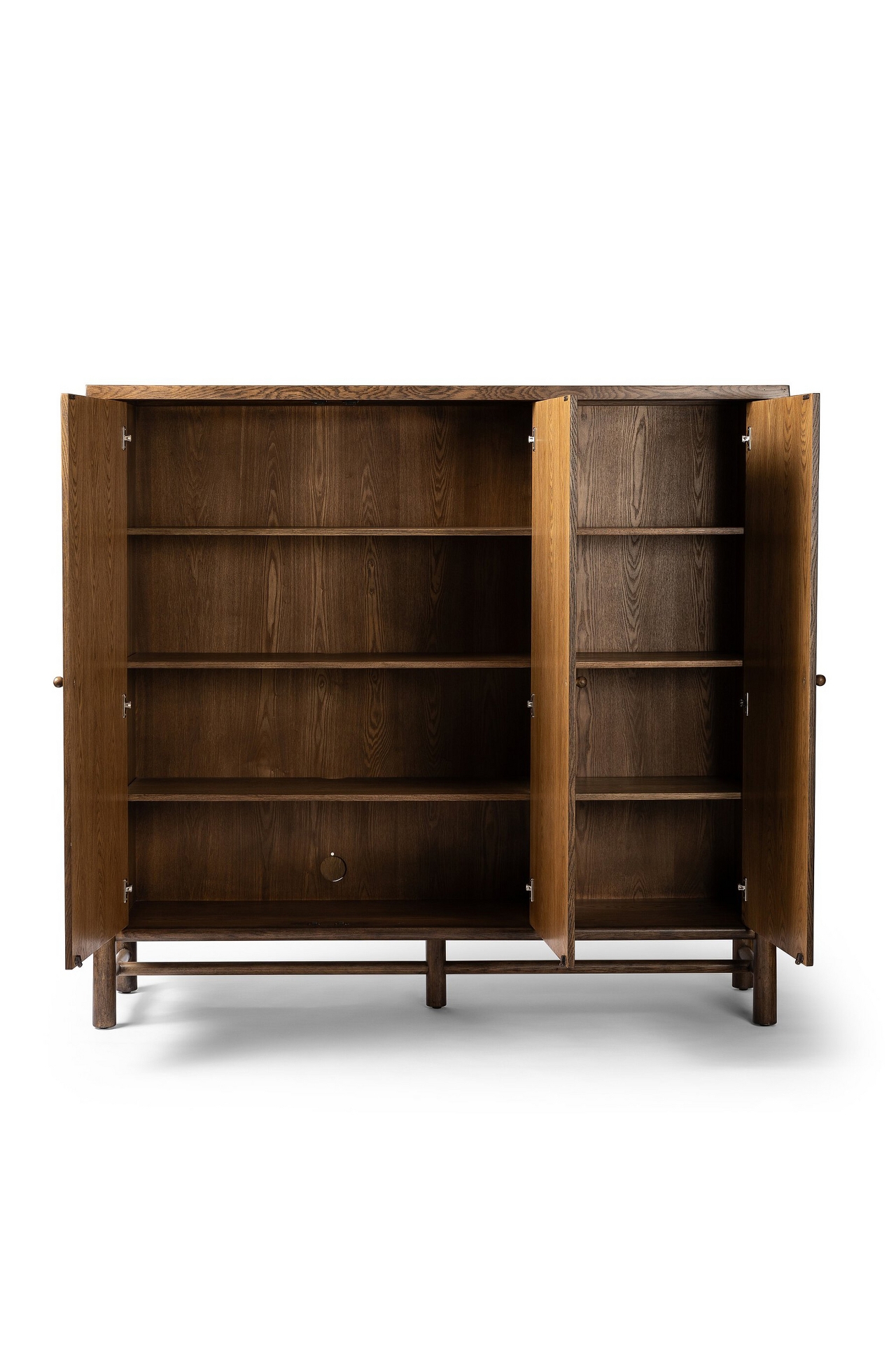 Renaud Oak Three-Door Cabinet