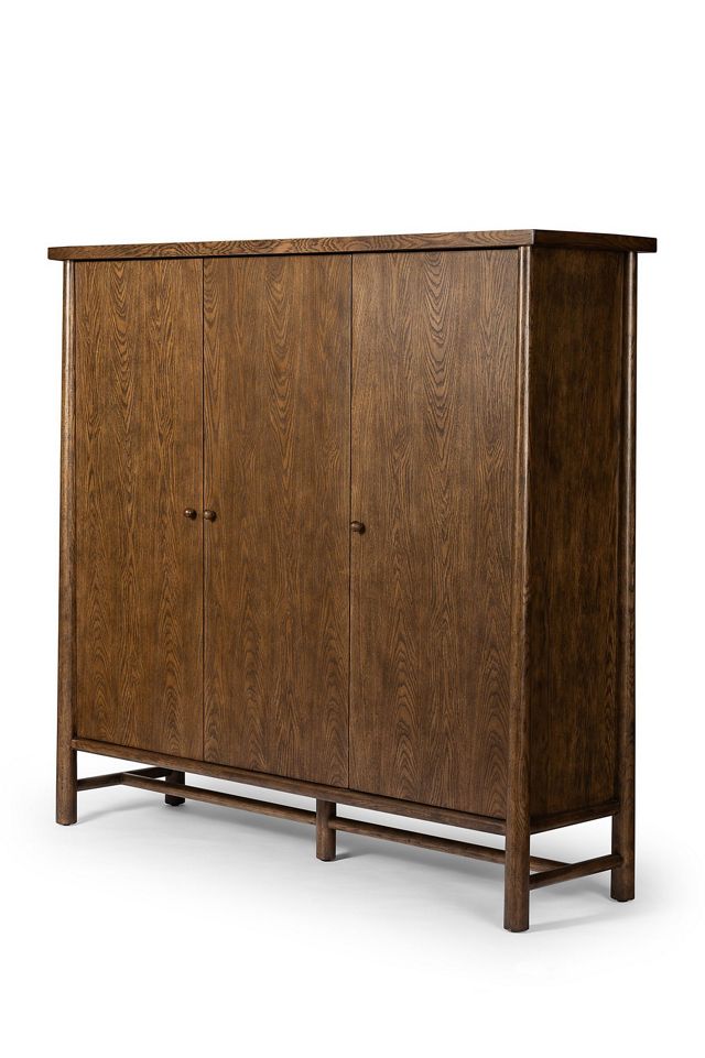 Renaud Oak Three-Door Cabinet #1