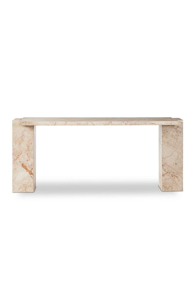 Romano Chunky Marble Console Table #2