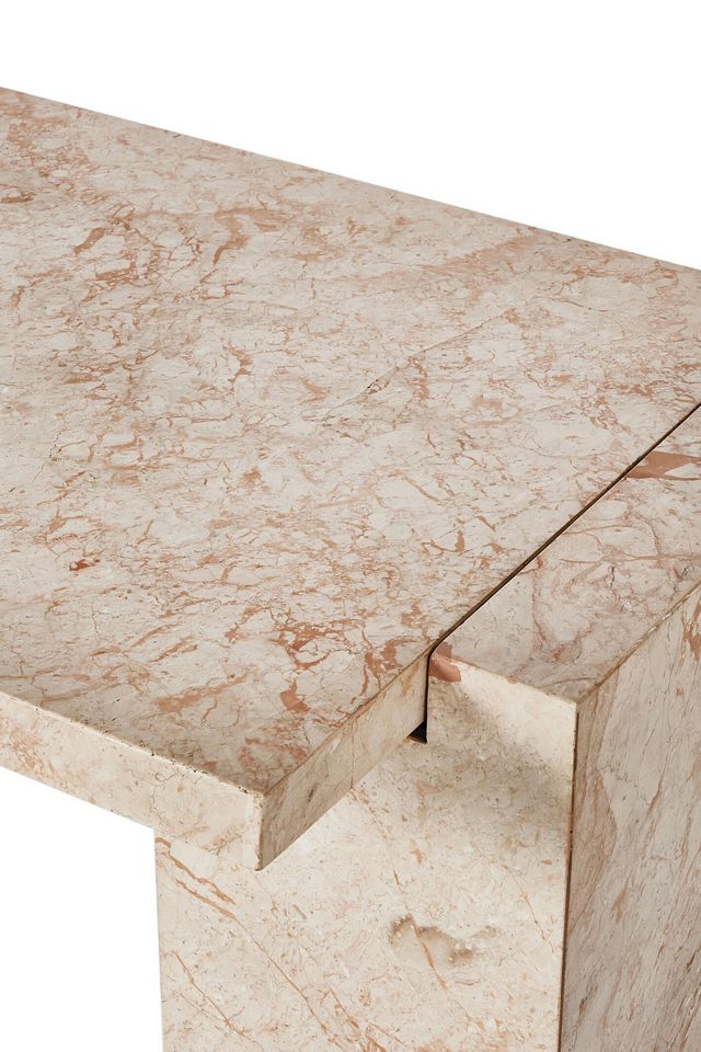 Romano Chunky Marble Console Table #5