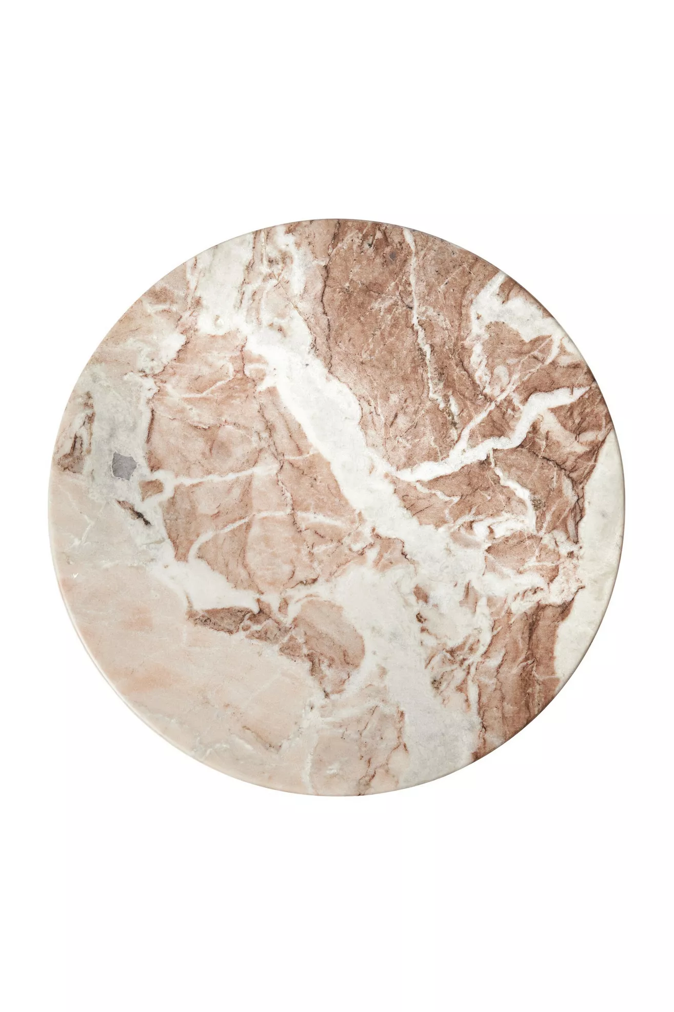 Connie Sculptural Marble End Table - thumbnail 4