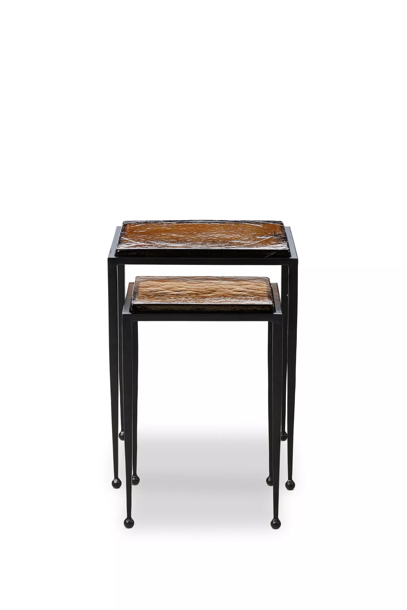 Dalston Square-Top Tapered-Leg Nesting End Table Set