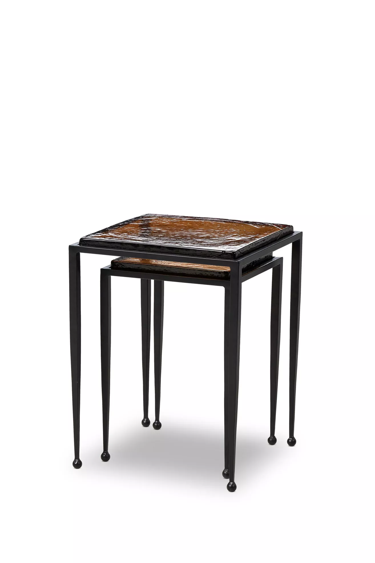 Dalston Square-Top Tapered-Leg Nesting End Table Set - thumbnail 4