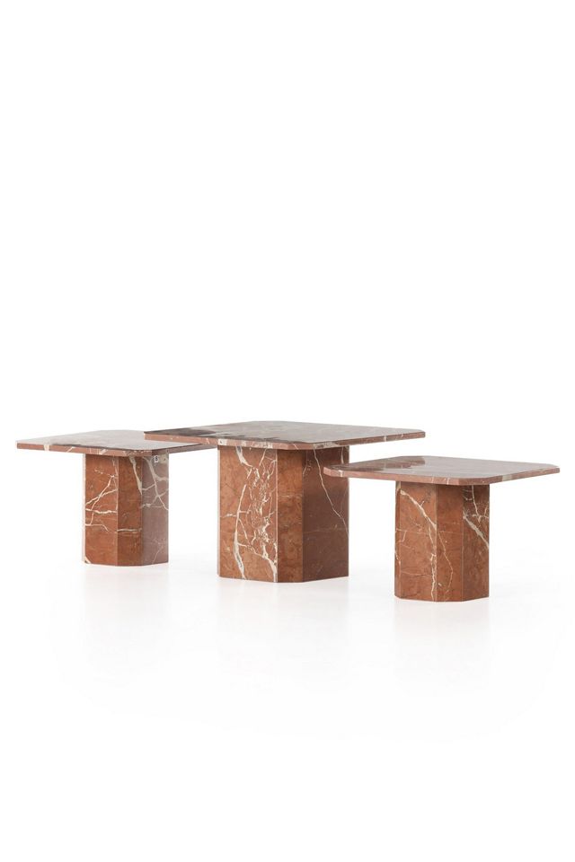 Edina Marble Coffee Tables, Set of 3 #1