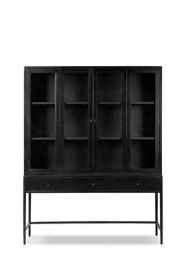 Anthropologie Jimi Geometric Iron Storage Cabinet