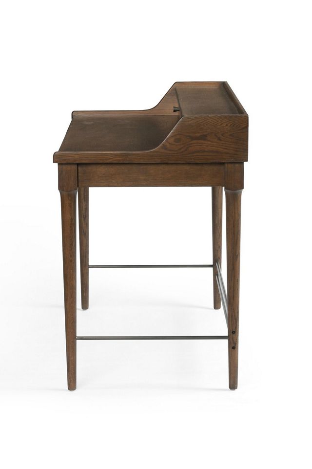 Moreau Oak Three-Drawer Writing Desk #3
