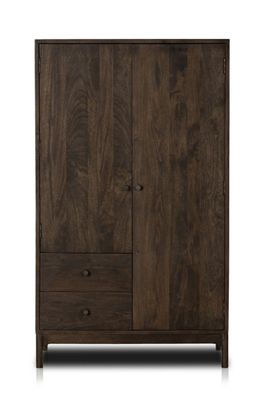 Ophelia Tropical Hardwood Two-Door Two-Drawer Armoire
