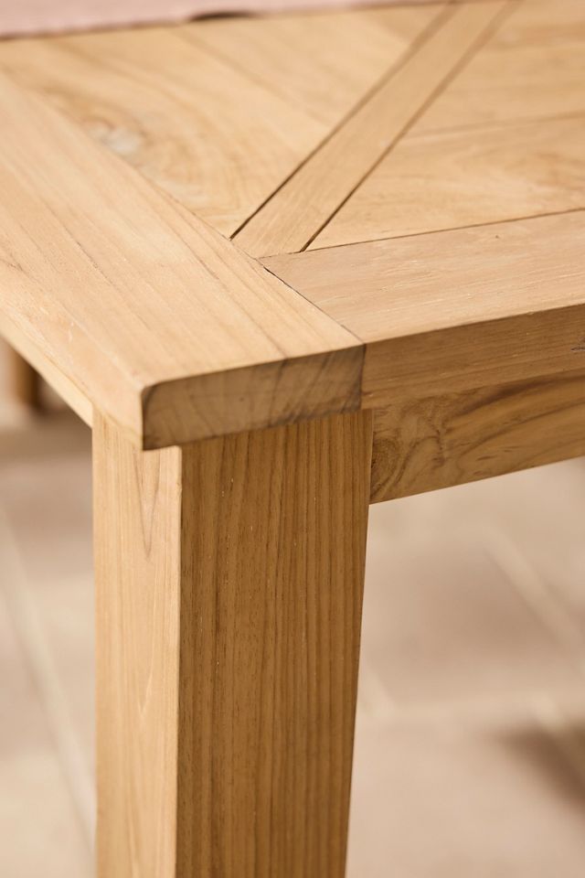 Fretwork Teak Dining Table #5