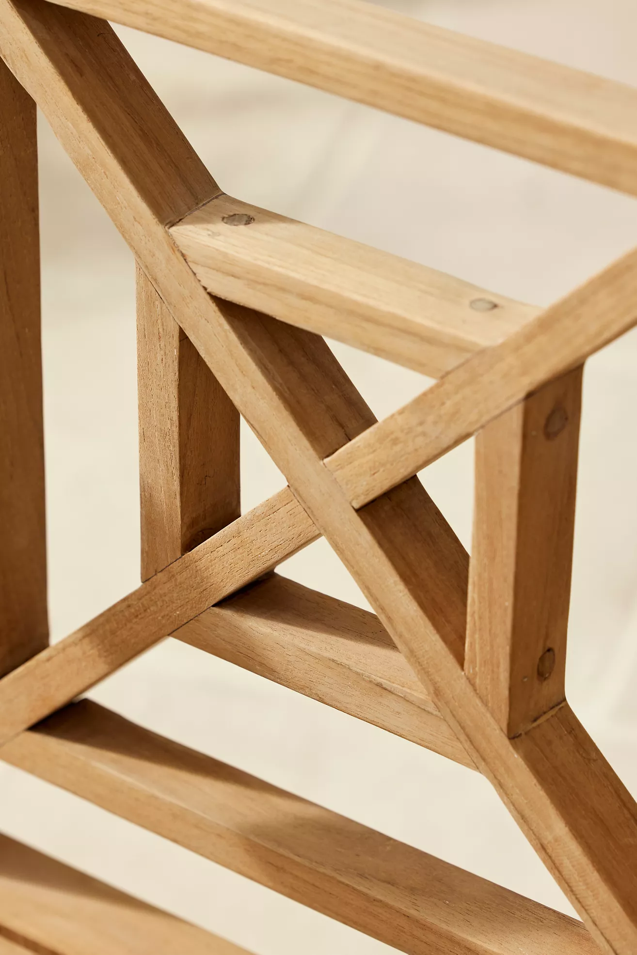 Fretwork Teak Armchair - thumbnail 7